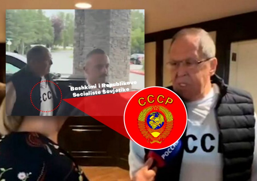 VIDEO/ Lavrov në Alaskë me bluzën me logon e BRSS, mesazhi që fshihet pas veshjes së diplomatit rus