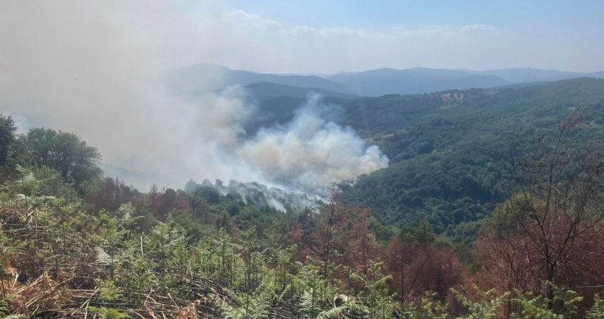 Në Kosova 87 vatra zjarri gjatë ditës, 8 ende aktive