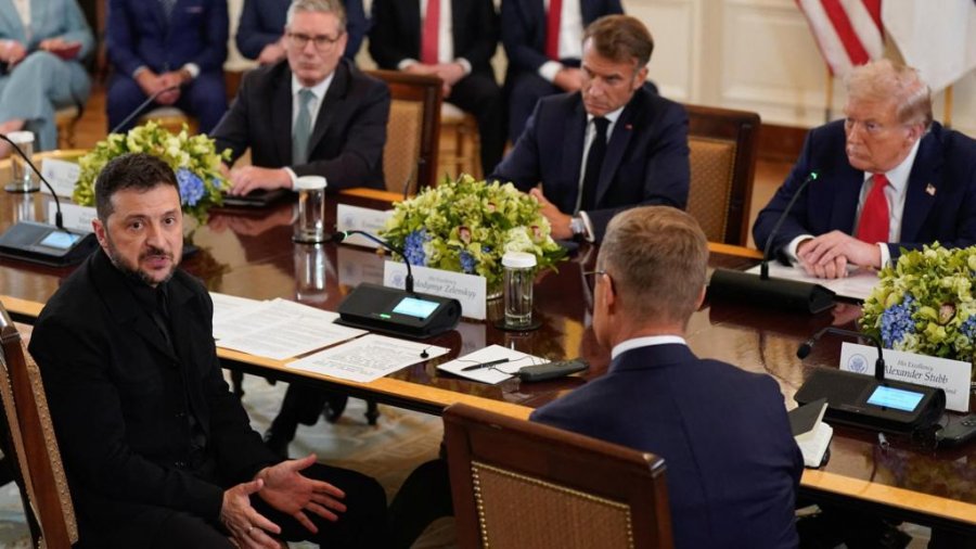 Përfundon takimi në Shtëpinë e Bardhë midis Trump dhe udhëheqësve evropianë