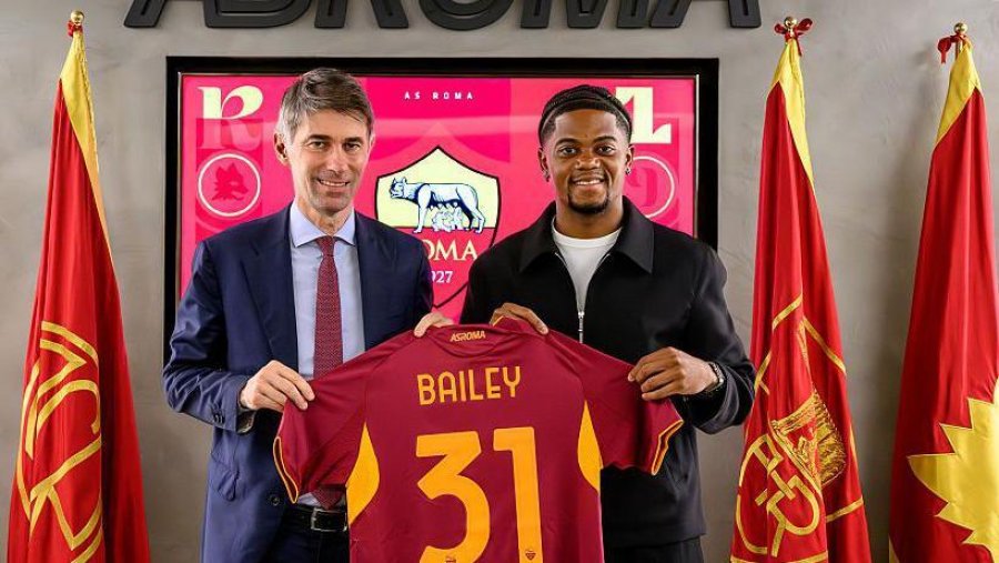 Roma zyrtarizon Leon Bailey-n, por dëmtohet që në stërvitjen e parë dhe humb debutimin ndaj Bologna-s
