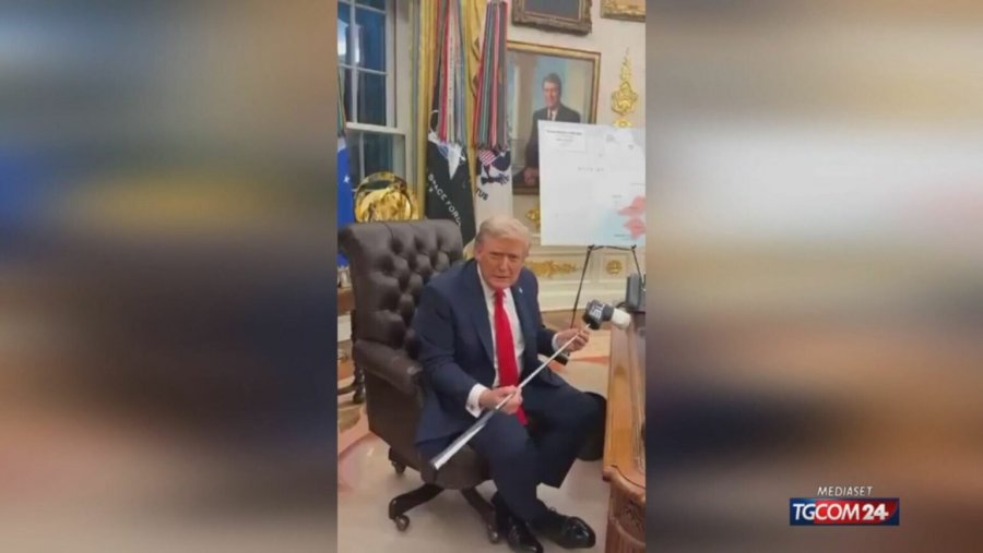 Një shkop golfi i ushtarit ukrainas të plagosur, dhurata e Zelenskit për Trump. Ja çfarë i tha në video-mesazh…