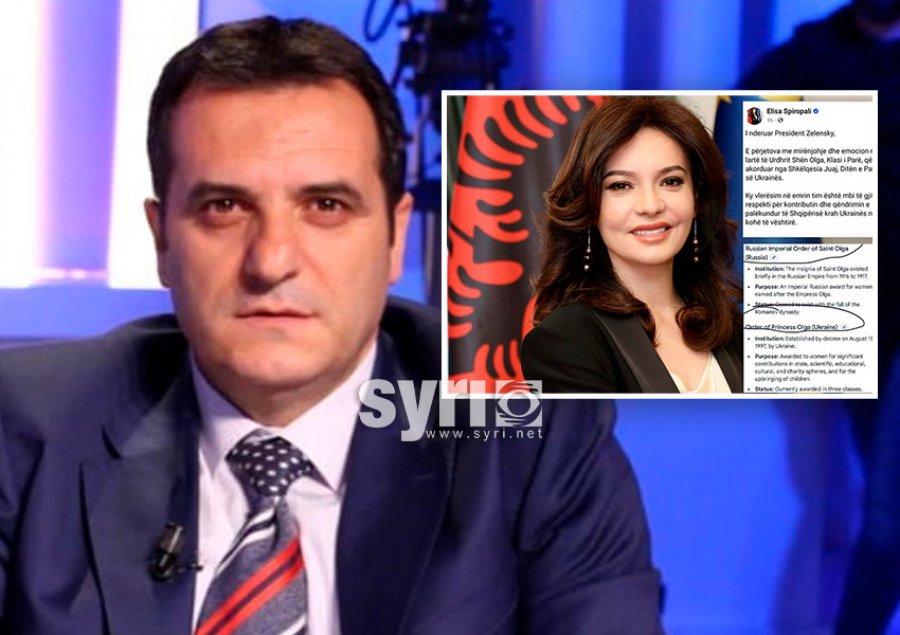 ‘Mamica shënon një gafë diplomatike’, Çollaku: Spiropali ngatërron dekoratën ukrainase me atë…ruse!