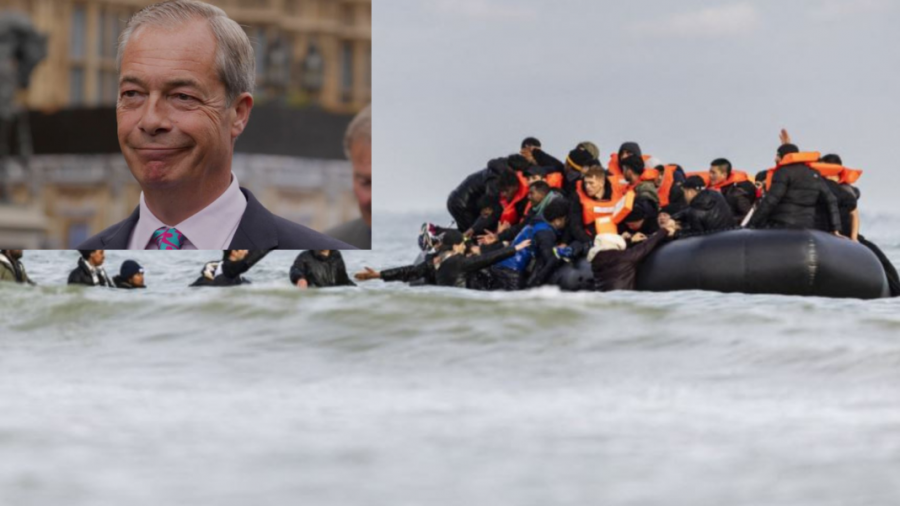 Farage: Mbërritja e emigrantëve me anije është një 'pushtim'