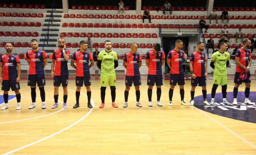 Vllaznia Futsal merr fitoren e parë në Champions League, mund thellë skuadrën islandeze