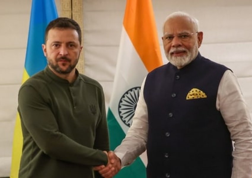 Zelensky dhe Modi flasin për Ukrainën, përpara takimit të kryeministrit indian me Putinin në Kinë