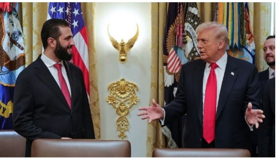 Damasku dhe Uashingtoni përshëndesin një 'moment historik', Trump: Siria po shkon drejt begatisë, Izraeli të ruajë dialogun
