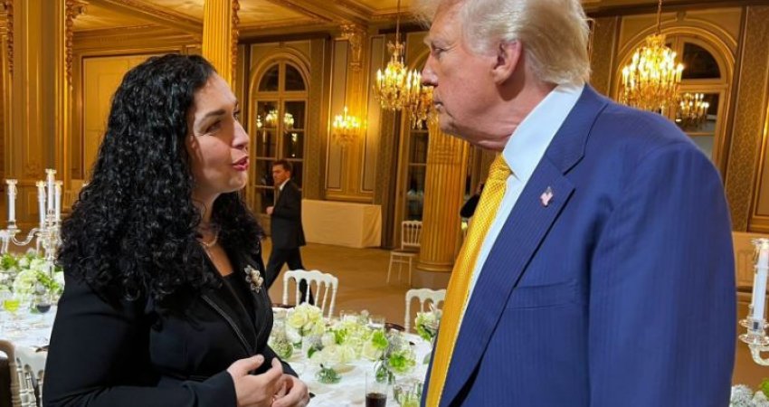 Trump shpërndan artikullin ku Osmani ia jep atij meritat për ndaljen e konfliktit Serbi-Kosovë