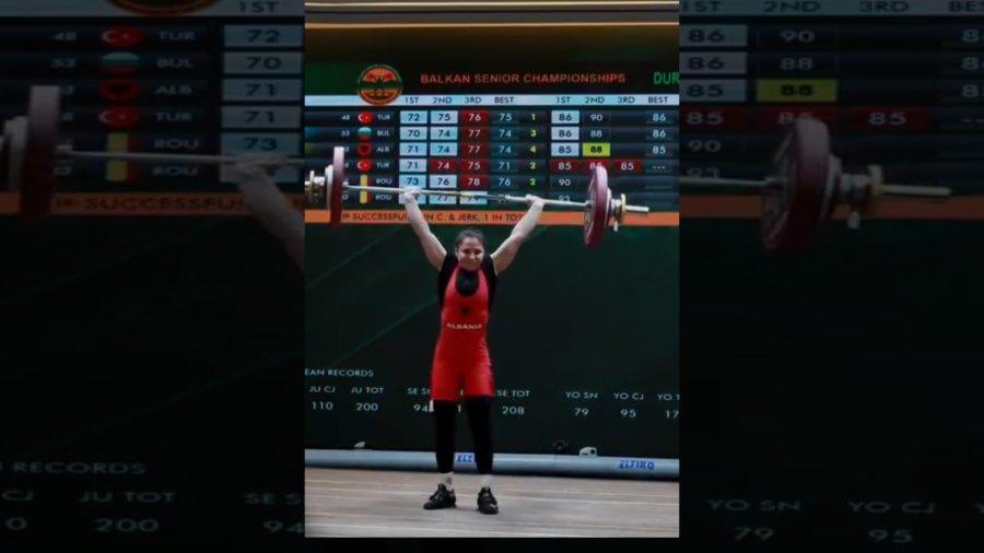 Ballkaniku i Peshëngritjes, Desjana Koni merr medalje bronzi
