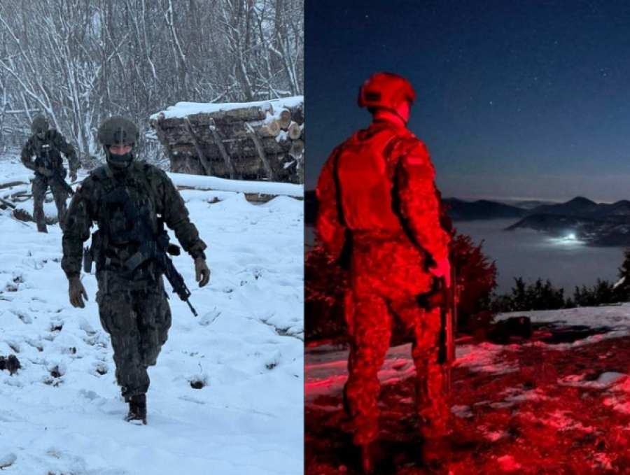 KFOR publikon foto nga patrullimet e ushtarëve në kufi: Do t’i vazhdojmë ditën dhe natën