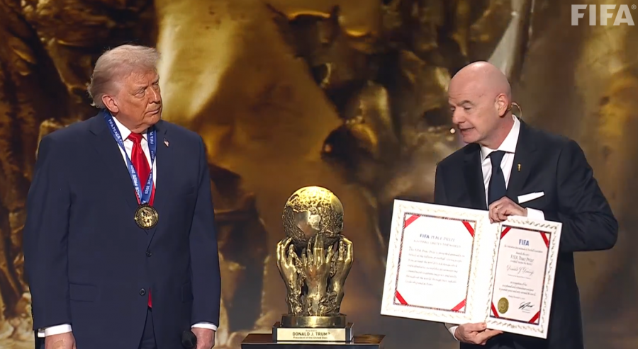 Donald Trump merr ‘Çmimin e Paqes’ nga FIFA