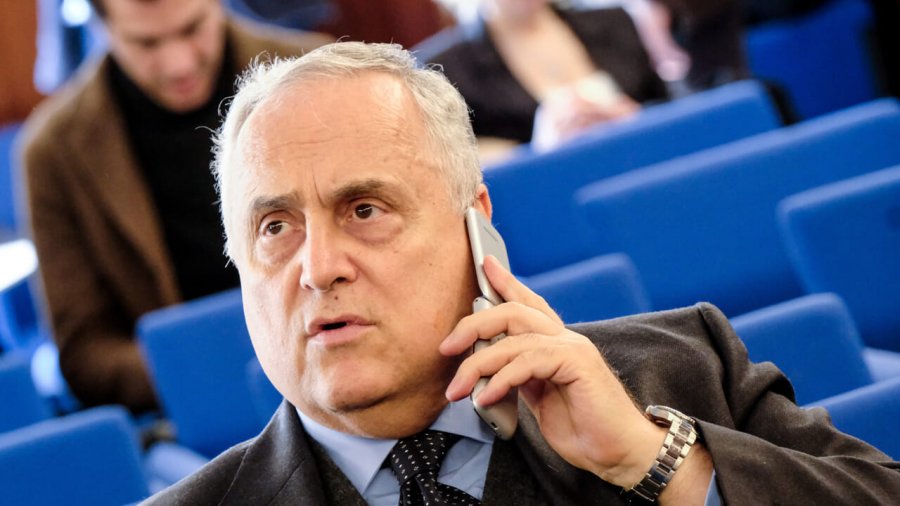 Kërcënime me vdekje që presidenti Lotito të shesë Lazion, ndalohen 5 persona