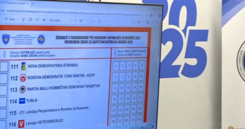 Miratohet dizajni i fletëvotimeve brenda Kosovës