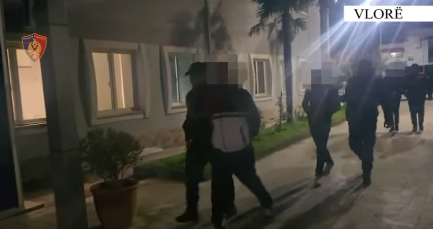Rrëmbimi dhe mbajtja peng e kosovarit në Vlorë, policia shqiptare publikon pamjet e arrestimit të tre të dyshuarve