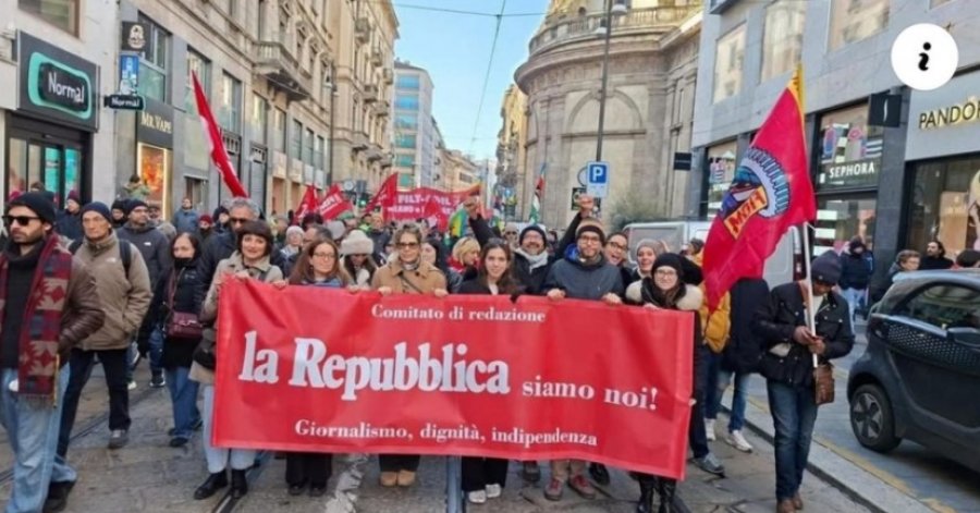 Grupi grek synon blerjen e mediave kryesore italiane, gazetarët shpallin grevë