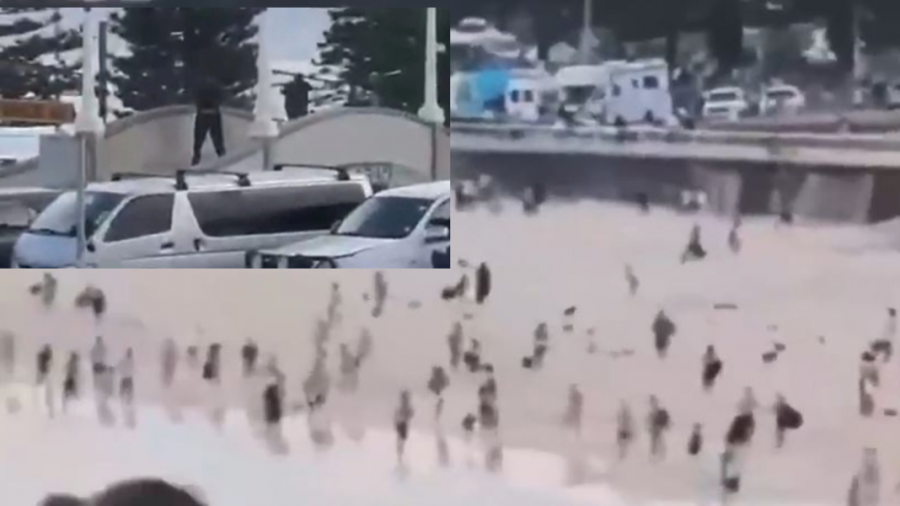 Video tronditëse nga sulmi në Sidney kur 2 persona të armatosur qëllojnë drejt turmës