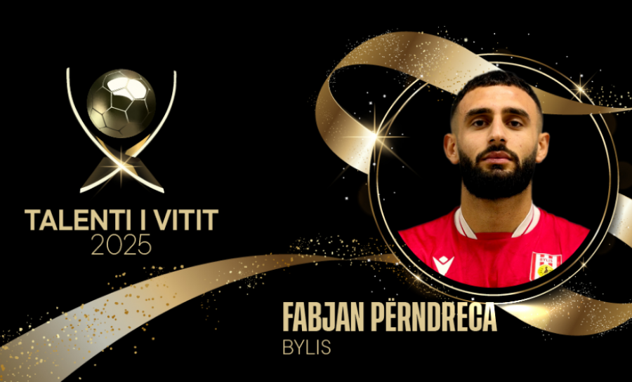 Fabjan Përndreca fiton çmimin ‘Talenti i Vitit’ për djem, trofeu dorëzohet nga Elseid Hysaj