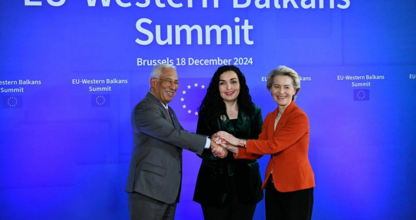 Osmani udhëton në Bruksel, përfaqëson Kosovën në Samitin e Liderëve BE-Ballkan Perëndimor