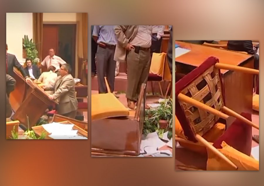 Topalli publikon pamje të kaosit të krijuar në parlament nga PS në 2006: Para hyrjes në Nato, apo nënshkrimit të MSA ndodhte kështu