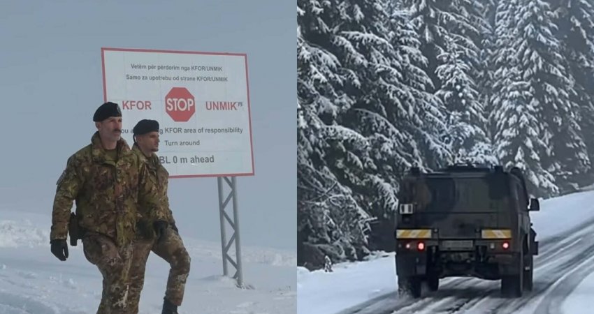 Ushtarët italianë kryejnë patrullime: Për një mjedis të sigurt për të gjithë qytetarët në Kosovë