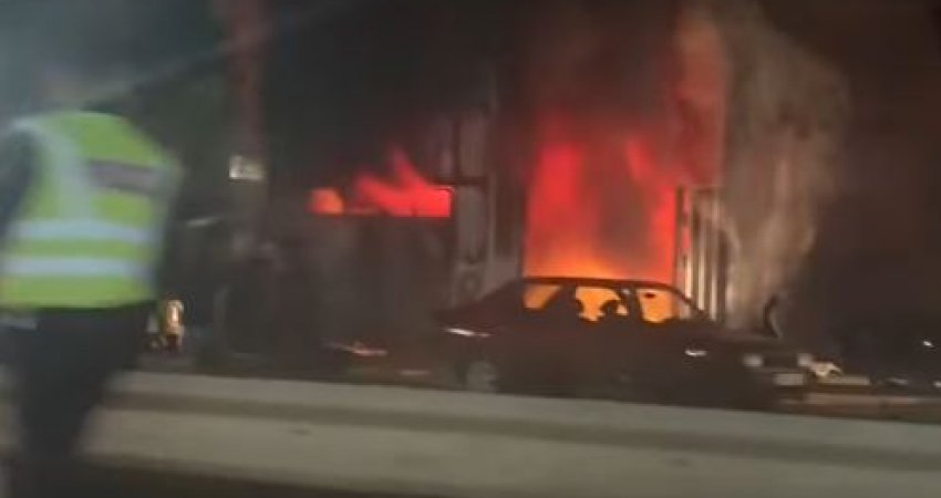 Përfshihet nga flakët një objekt në Mitrovicë të Jugut