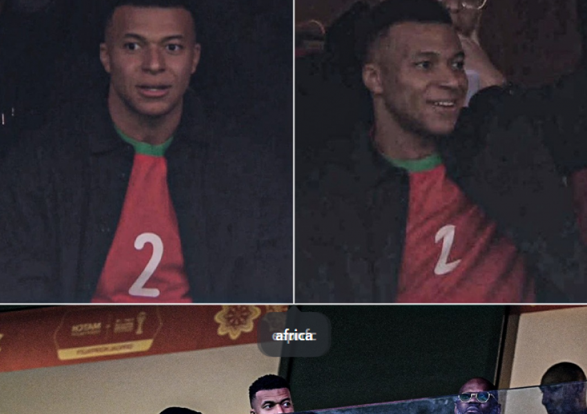 Miqësia që emocionon, Mbappé në stadium me fanellën e Hakimi-t për Marok-Mali