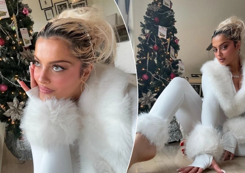 Bebe Rexha vjen me poza atraktive për Krishtlindje: Ende beqare, Santa nuk më solli ndonjë këtë vit