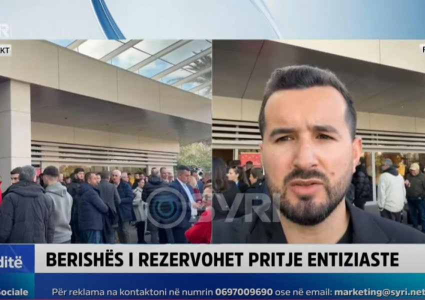 LIVE/ Takimi i Sali Berishës me shqiptarët në Itali, atmosferë e zjarrtë 