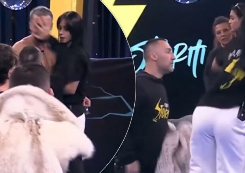 FOTO/ G Bani e godet me shuplakë në fytyrë Gjestin në Big Brother