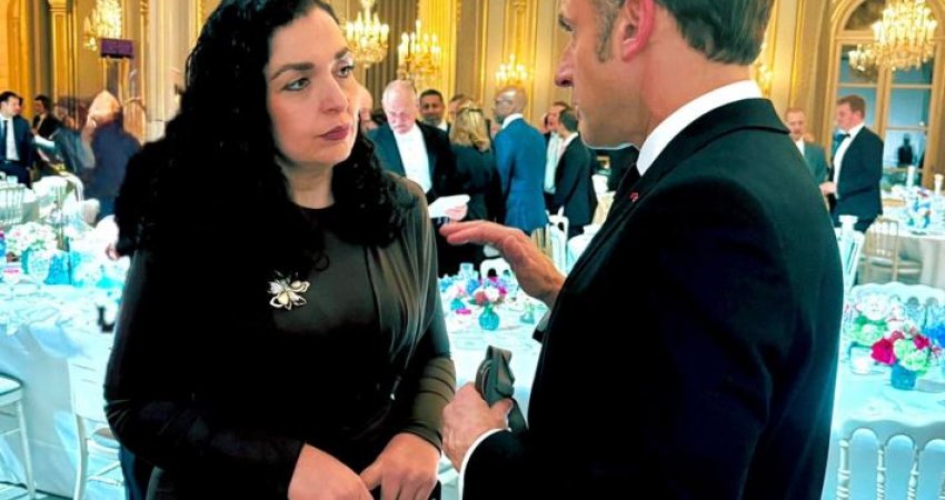 Osmani në darkën e shtruar nga Macroni: Momente si këto forcojnë lidhjet diplomatike e ekonomike dhe hapin mundësi të reja për bashkëpunim