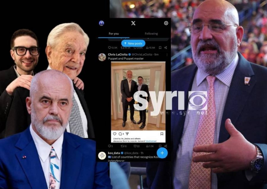 LaCivita poston foton e Ramës me Sorosin: Kukulla dhe padroni…