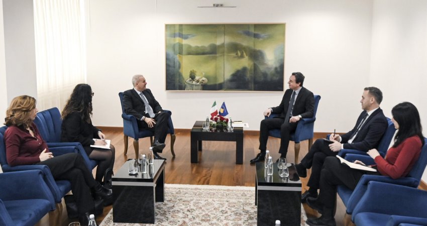 Zgjedhjet e 9 shkurtit dhe hapat për formimin e institucioneve, Kurti takon ambasadorin italian
