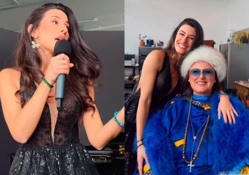 Mbesa e Parashqevi Simakut ka trashëguar talentin e hallës së saj? Elton Ilirjani publikon videon duke kënduar