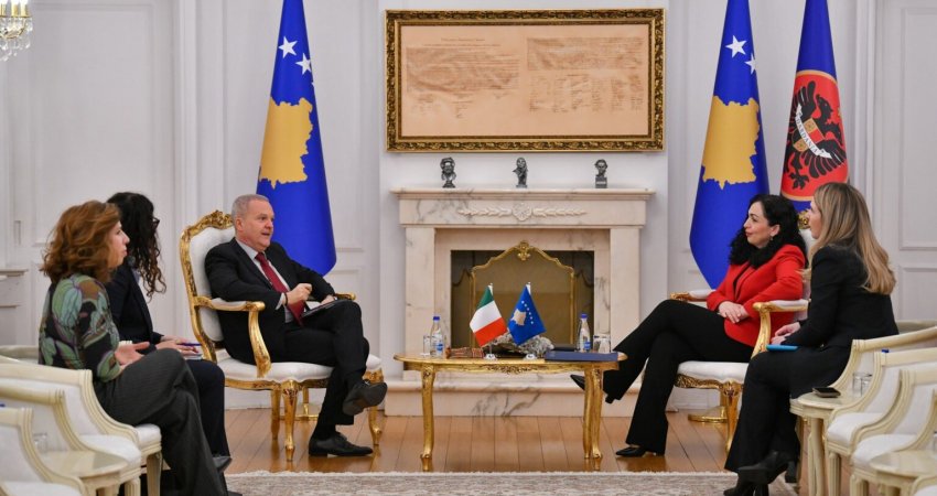 Osmani diskuton për ecurinë e procesit zgjedhor dhe konstituimin e institucioneve me ambasadorin italian