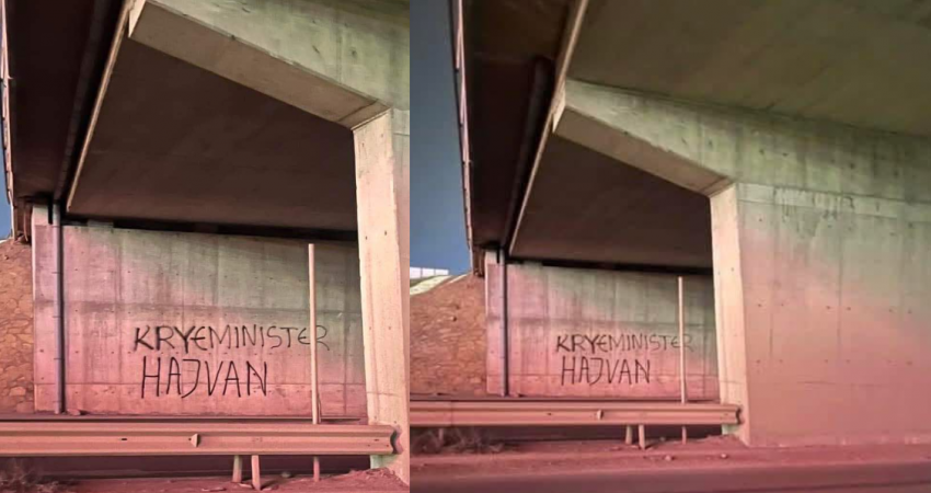 “Kryeministër hajvan” – shfaqen sërish grafite në Prishtinë