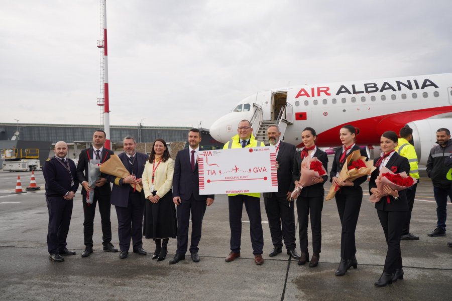 TIA dhe Air Albania Inaugurojnë Linjën e Re Ajrore Drejt Gjenevës
