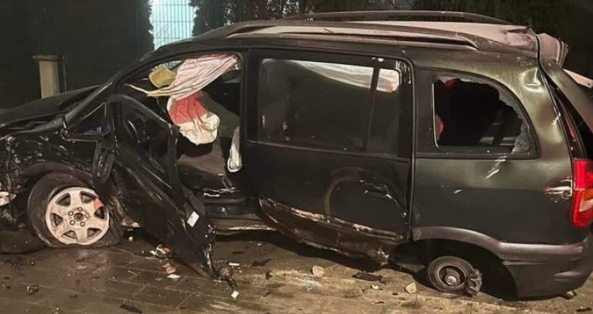 Vetura shtypet e tëra në Istog, shoferi pëson vetaksident