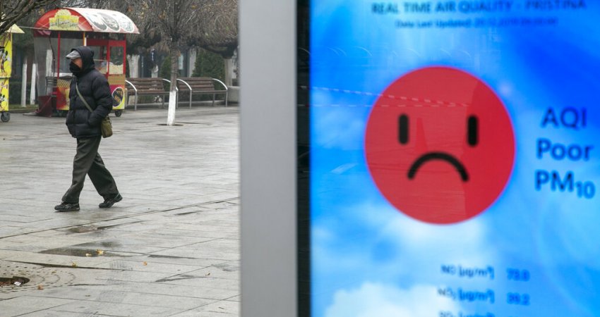 Prishtina edhe sot vazhdon ta ketë ajrin e ndotur, rangohet pesë vende më poshtë se dje