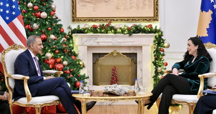 Osmani pas takimit me zyrtarin amerikan: Kosova dhe ShBA-ja do ta finalizojnë së shpejti Dialogun Strategjik