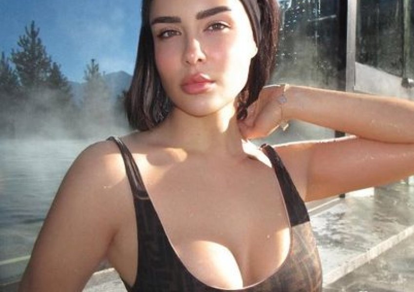 Xhensila nuk përmbahet në sanuan dimërore, nxjerr foto të ‘nxehta’