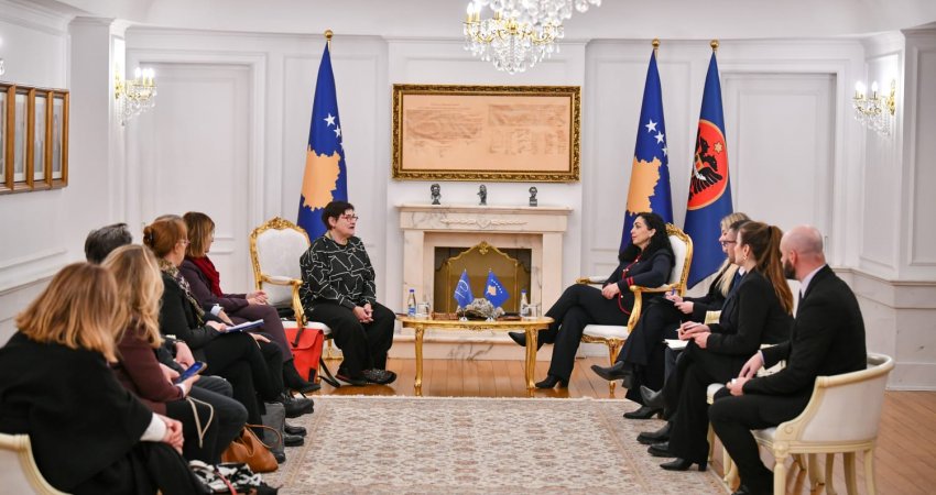 Presidentja Osmani priti në takim një delegacion të Asamblesë Parlamentare të Këshillit të Evropës