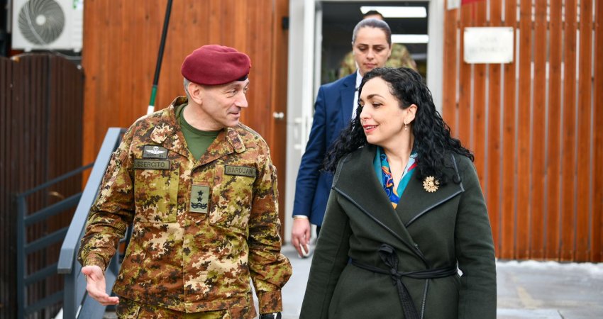 Osmani takohet me Komandantin e KFOR’it, Presidenca: Pjesë e angazhimit për forcimin e marrëdhënieve me partnerët ndërkombëtarë