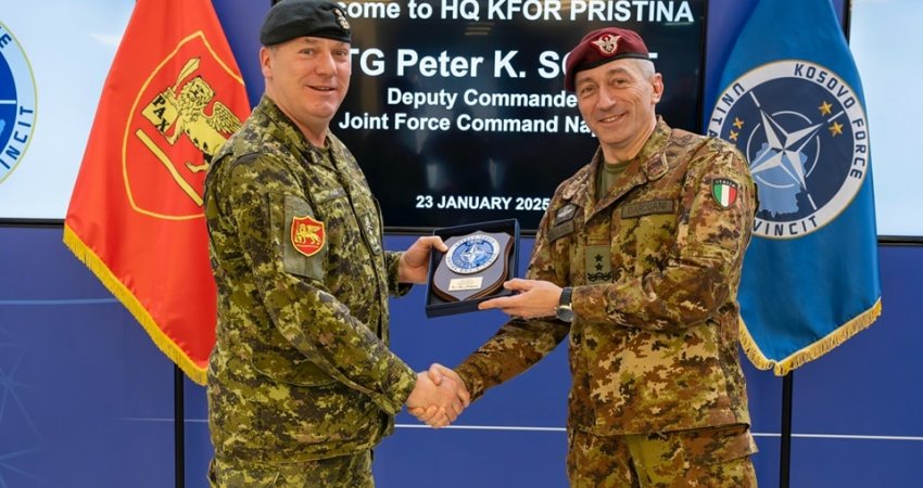 Zëvendës Komandanti i NATO-s në Napoli vizitoi Bondsteel-in dhe Camp Film City në Prishtinë