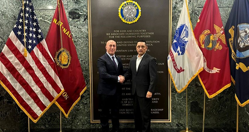 Haradinaj në Legjionin Amerikan, njoftohet për punët e veteranëve në ShBA