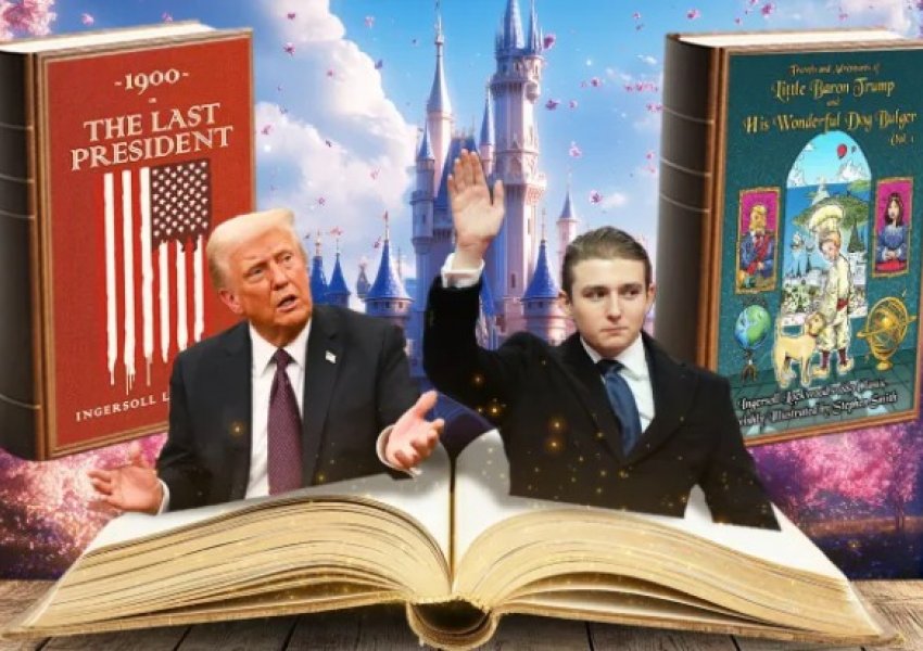 Librat e shekullit të 19-të parashikuan kthimin e Trump-it dhe rritjen e djalit të tij më të vogël, Barron-it: Video në TikTok përhap teori të çmendura