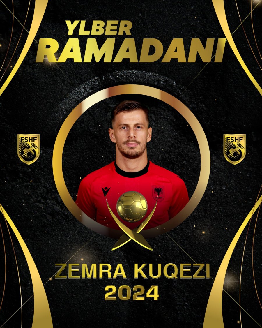 Çmimi 'Zemër Kuq e Zi' i jepet futbollistit të Kombëtares, Ylber Ramadani