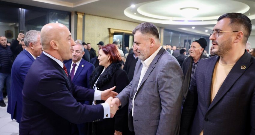 Haradinaj në Samadraxhë merr një mesazh: Jemi në rrugën e duhur, bashkë drejt fitores