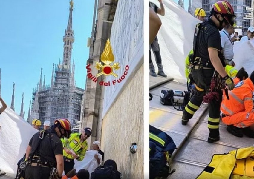 Temperatura ekstreme në Itali/ Një grua ndërron jetë, turistja humb ndjenjat në Duomo...