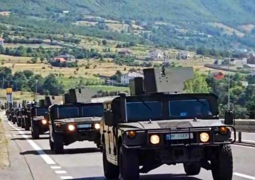 Ushtarë shqiptarë dhe austriakë dislokohen në Kosovë në kuadër të KFOR-it