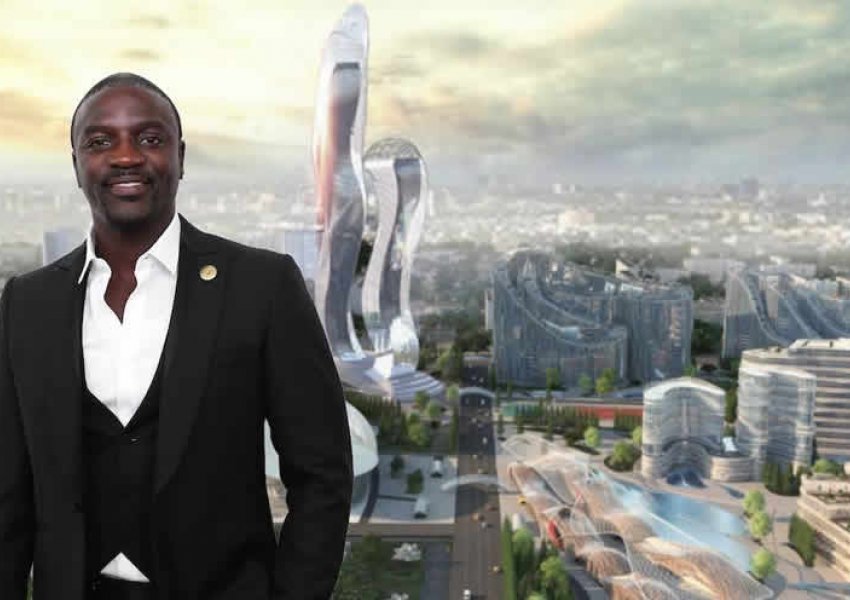 FOTO/ Bëhet ‘shkrumb e hi’ projekti miliarda dollarësh i Akon për qytetin e së ardhmes