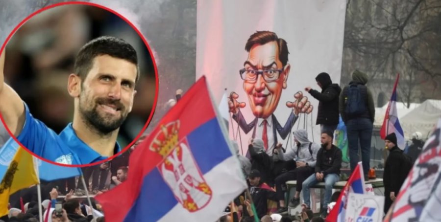 Përkrahu protestat e studentëve/ Ish-ministrja e Vuçiç sulmon Djokoviç: Ai është nga Kosova, mbështet shtetet që...